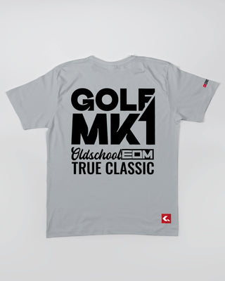 T-shirt - Oldschool - True Classic - Jasnoszary - tył