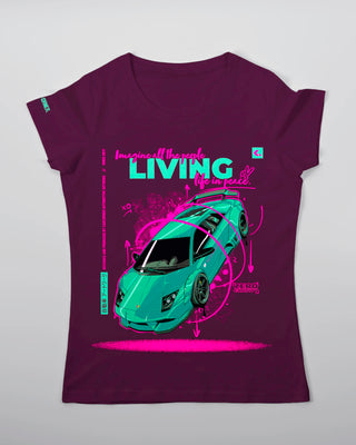 T-shirt - Zero Gravity - Ciemny fiolet - przód