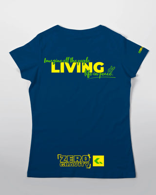 T-shirt - Zero Gravity - Niebieski - tył