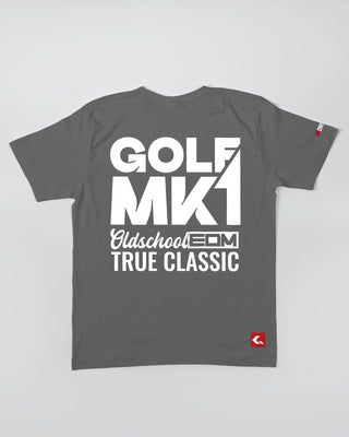 T-shirt - Oldschool - True Classic - Szary - tył