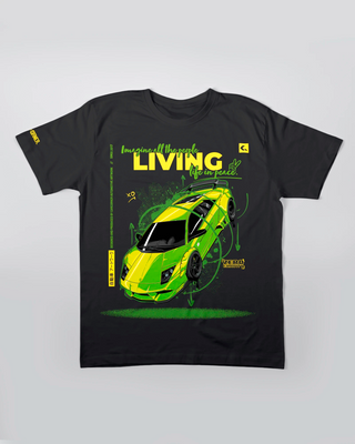 T-shirt - Zero Gravity - Czarny - przód