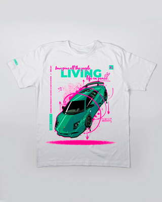 T-shirt - Zero Gravity - Biały - przód