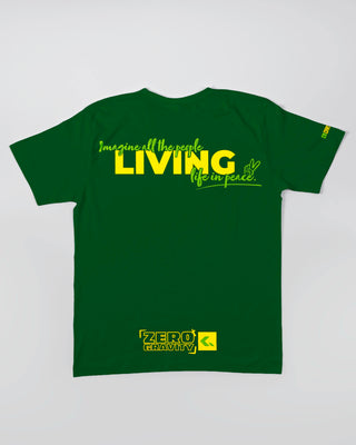 T-shirt - Zero Gravity - Butelkowa zieleń - tył