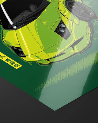 Plakat - Zero Gravity - Zielony - widok 3