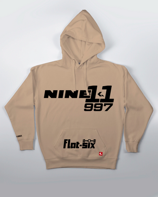 Bluza Kangurek Męska - Flat-Six Monochrome - 997 - przód beżowy