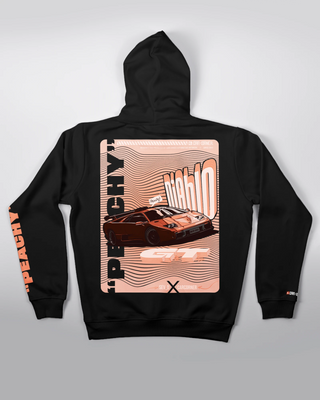 Bluza Kangurek Damska - Peachy - tył czarny