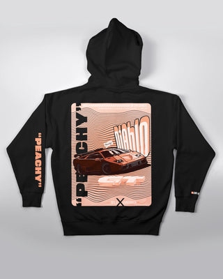 Bluza Kangurek Męska - Peachy - tył czarny