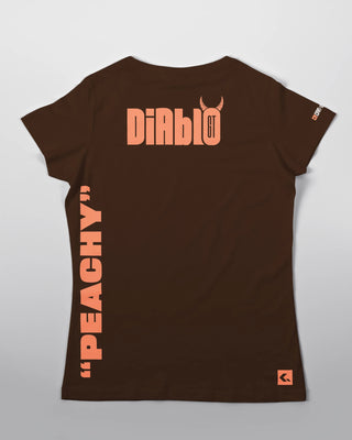 Koszulka Damska - Peachy - tył brązowy 61