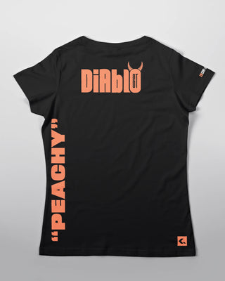 Koszulka Damska - Peachy - tył czarny
