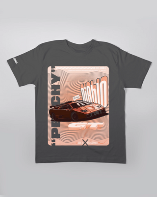 Koszulka Męska - Peachy - przód szary 50