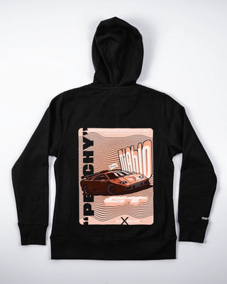 Bluza Rozpinana Damska - Peachy - tył czarny