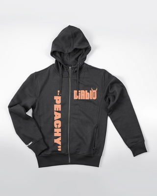 Bluza Rozpinana Męska - Peachy - przód szary