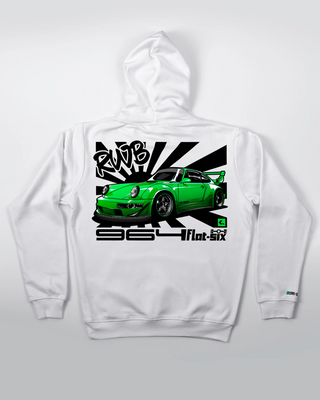 Bluza Kangurek Damska - Wide ’n’ Air-Cooled - tył biały