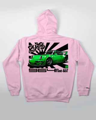 Bluza Kangurek Damska - Wide ’n’ Air-Cooled - tył różowy